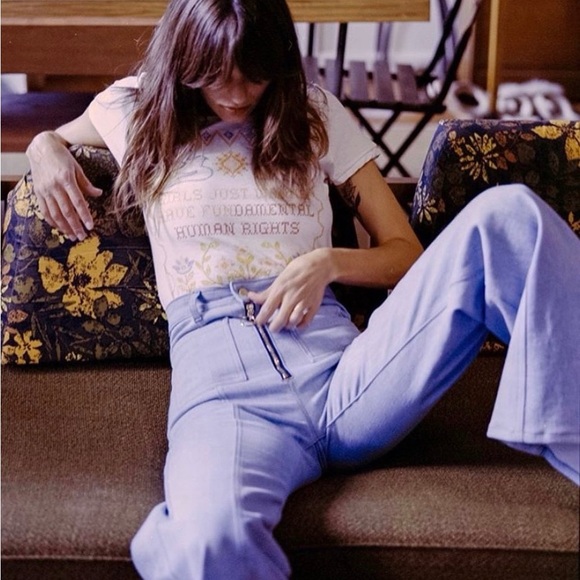 Stoned Immaculate Tops - Stoned Immaculate Girls just want to have fundamental human rights tee